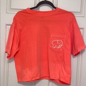 IVORY ELLA Coral Cropped Shirt